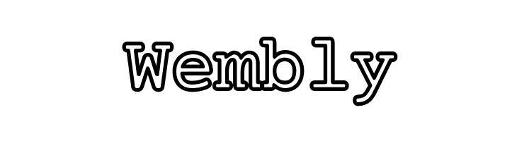 Mechanical Bold Outline  Free Fonts Download