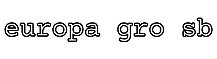 Mechanical Bold Outline  Free Fonts Download