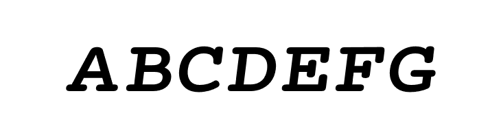 Mechanical Bold Extended Oblique  Free Fonts Download