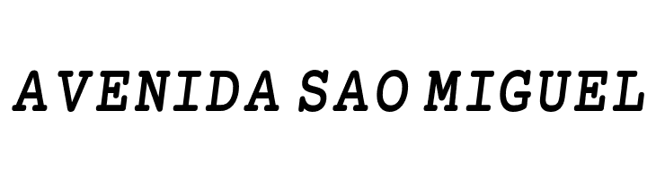 Mechanical Bold Condensed Oblique  Free Fonts Download