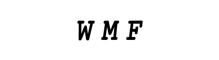 Mechanical Bold Condensed Oblique  Free Fonts Download