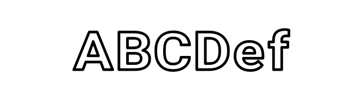 Asimov Wide Outline  Free Fonts Download