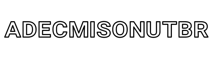 Asimov Wide Outline  Free Fonts Download