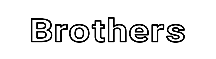 Asimov Extra Wide Outline  Free Fonts Download