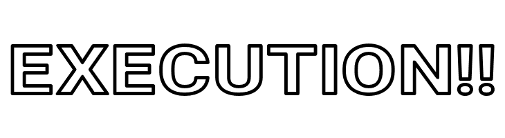 Asimov Extra Wide Outline  Free Fonts Download