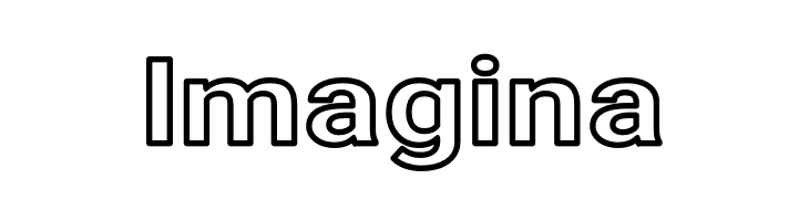 Asimov Extra Wide Outline  Free Fonts Download