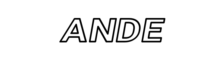 Asimov Extra Wide Outline Italic  Free Fonts Download