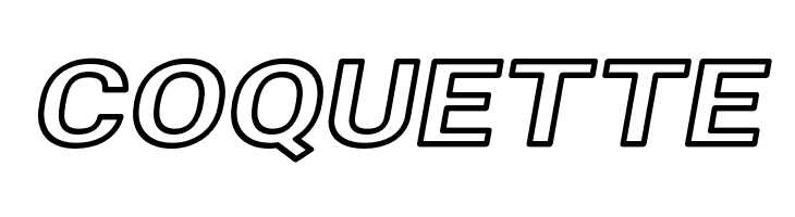 Asimov Extra Wide Outline Italic  Free Fonts Download