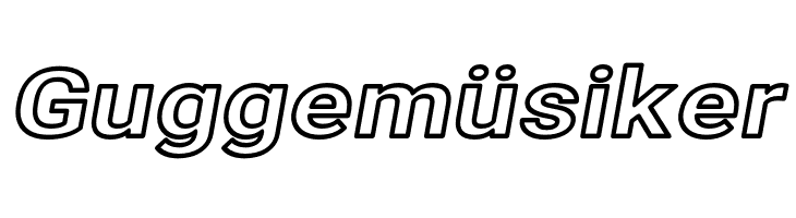 Asimov Extra Wide Outline Italic  Free Fonts Download