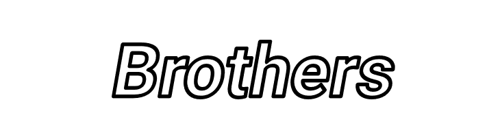 Asimov Outline Italic  Free Fonts Download