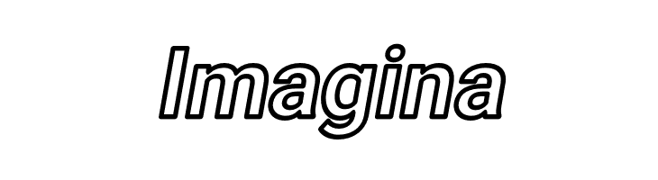 Asimov Outline Italic  Free Fonts Download