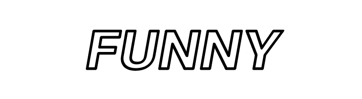 Asimov Wide Outline Italic  Free Fonts Download