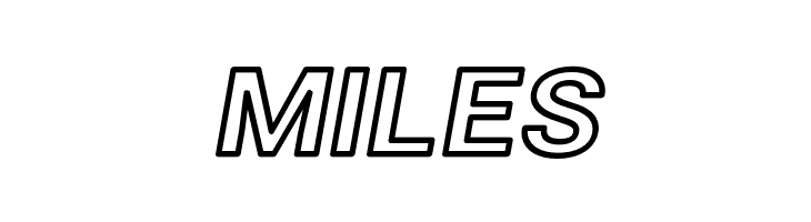 Asimov Wide Outline Italic  Free Fonts Download