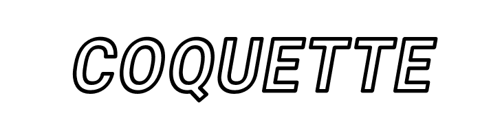 Asimov Narrow Outline Italic  Free Fonts Download