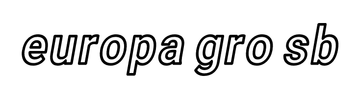 Asimov Narrow Outline Italic  Free Fonts Download