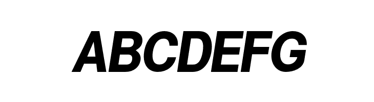 Warownia Bold Narrow Oblique  Free Fonts Download