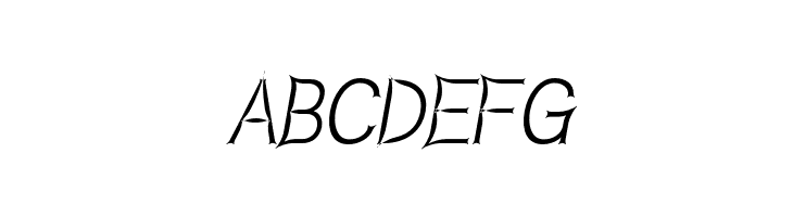 Armata Saber Regular Italic  Free Fonts Download