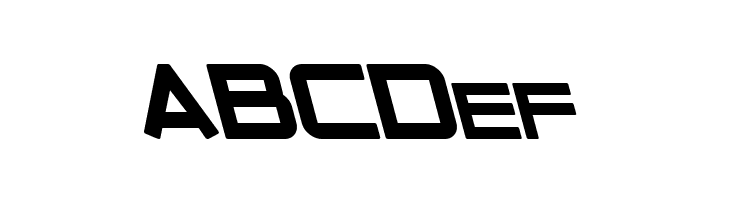 Outer Limits Solid Italic  Free Fonts Download