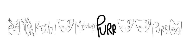 Mew Too CatDings  Free Fonts Download
