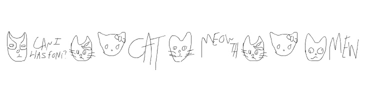 Mew Too CatDings  Free Fonts Download