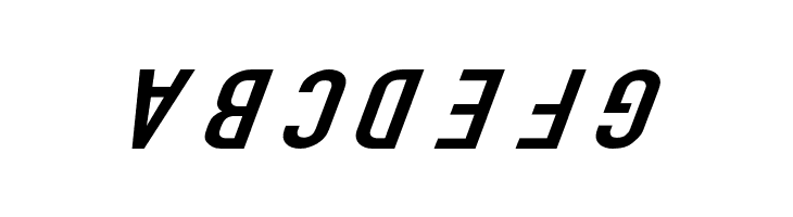 Polski Din Kursivschrift Breit  Free Fonts Download