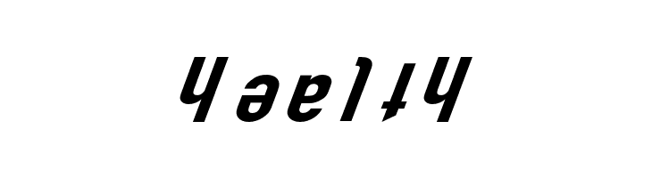 Polski Din Kursivschrift Breit  Free Fonts Download