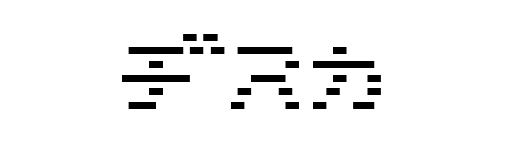 D3 DigiBitMapism Katakana Thin  Free Fonts Download