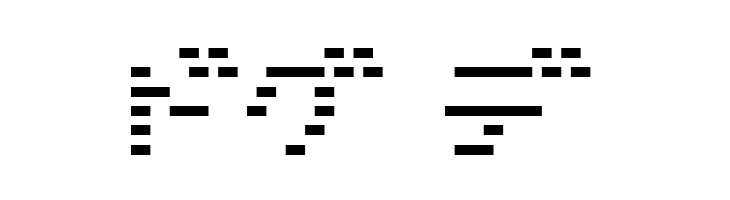 D3 DigiBitMapism Katakana Thin  Free Fonts Download