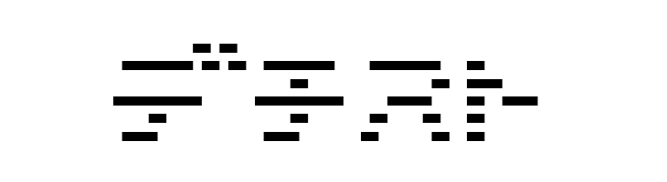 D3 DigiBitMapism Katakana Thin  Free Fonts Download