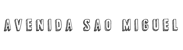 3-D Sketch Regular  Free Fonts Download