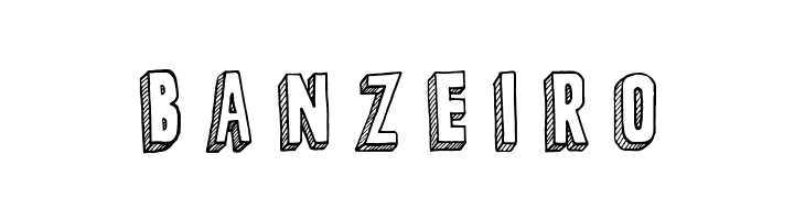 3-D Sketch Regular  Free Fonts Download