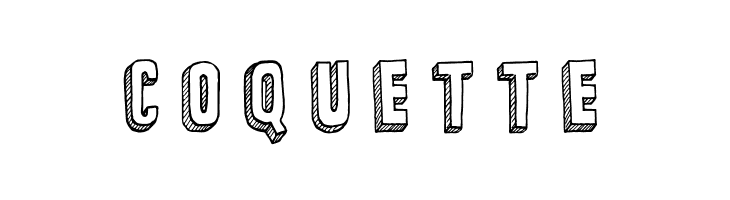 3-D Sketch Regular  Free Fonts Download