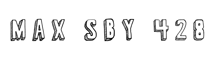 3-D Sketch Regular  Free Fonts Download