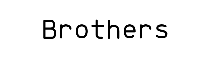 Brass Mono Regular  Free Fonts Download