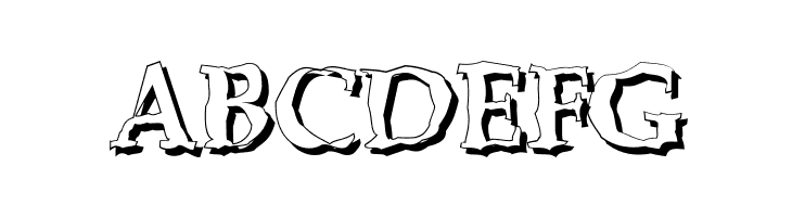 BONKERS - shadow  Free Fonts Download