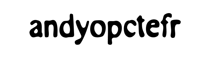 andyopctefr ElectricLiquorGoggles Font