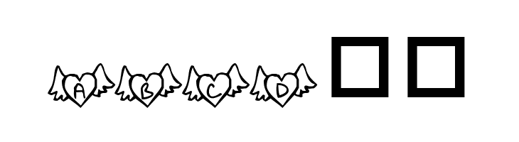 KR Wings of Love  Free Fonts Download