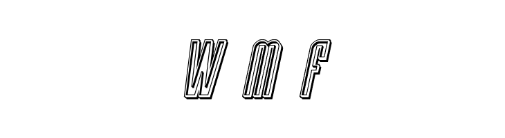 Y-Files Engraved Italic  Free Fonts Download