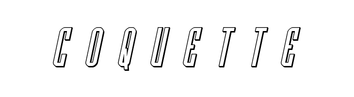 Y-Files Title 3D Italic  Free Fonts Download