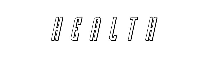 Y-Files Title 3D Italic  Free Fonts Download