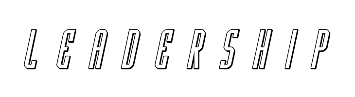 Y-Files Title 3D Italic  Free Fonts Download