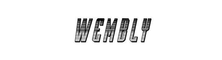 Y-Files Chrome Italic  Free Fonts Download