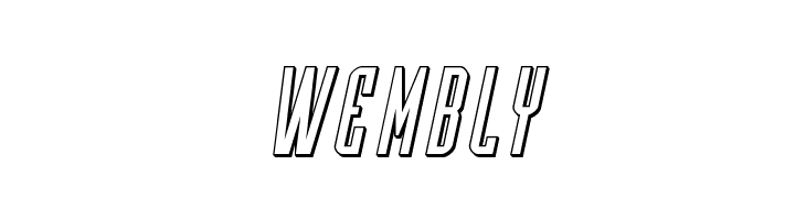 Y-Files 3D Italic  Free Fonts Download