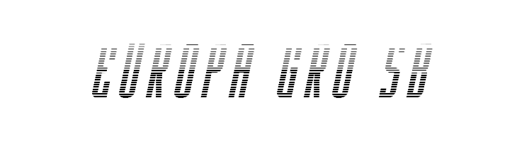 Y-Files Gradient Italic  Free Fonts Download