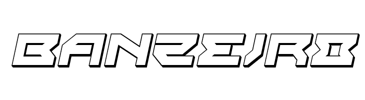 Xeno-Demon 3D Italic  Free Fonts Download