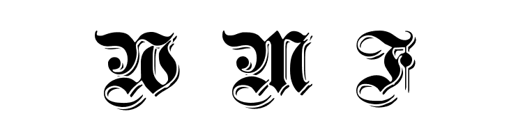 ShadowedGermanica  Free Fonts Download
