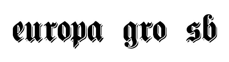 ShadowedGermanica  Free Fonts Download