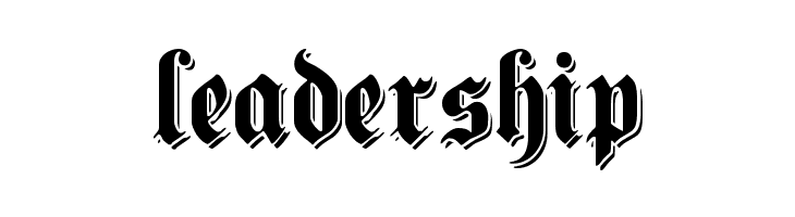 ShadowedGermanica  Free Fonts Download