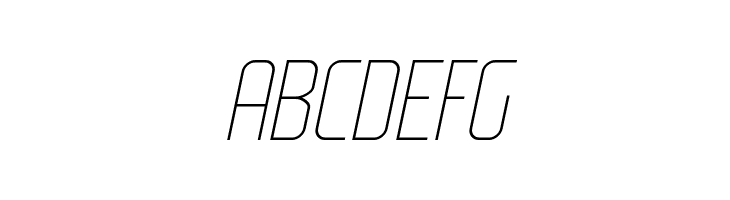 WOX~Modelist Thin Italic Demo  Free Fonts Download