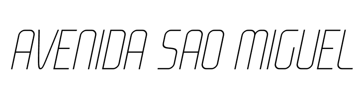 WOX~Modelist Thin Italic Demo  Free Fonts Download